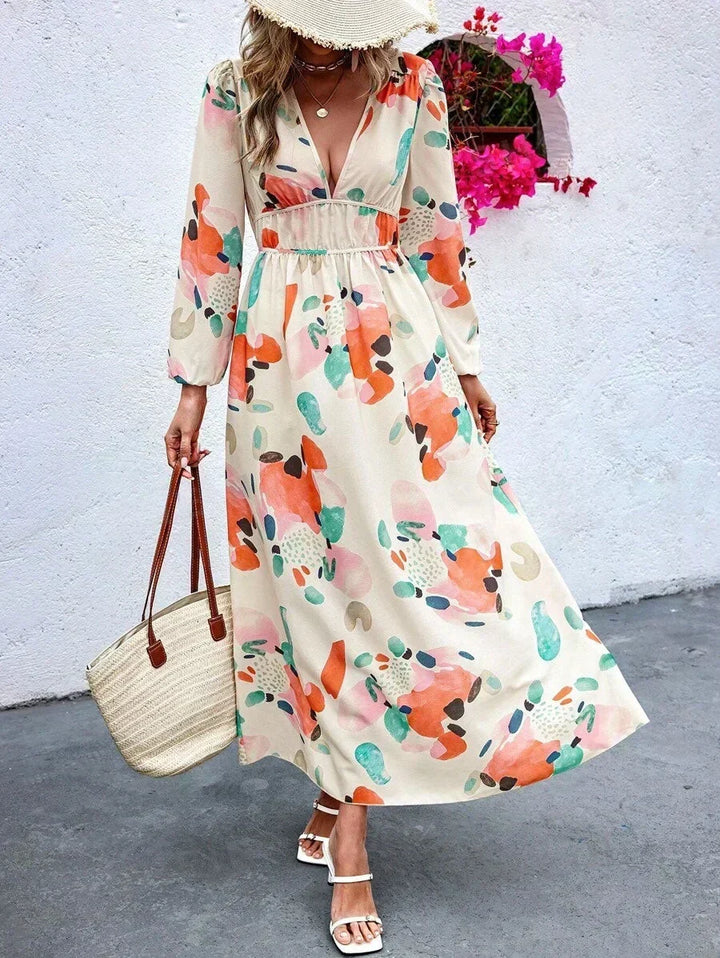 Elise - Vestido Maxi con Encanto Floral