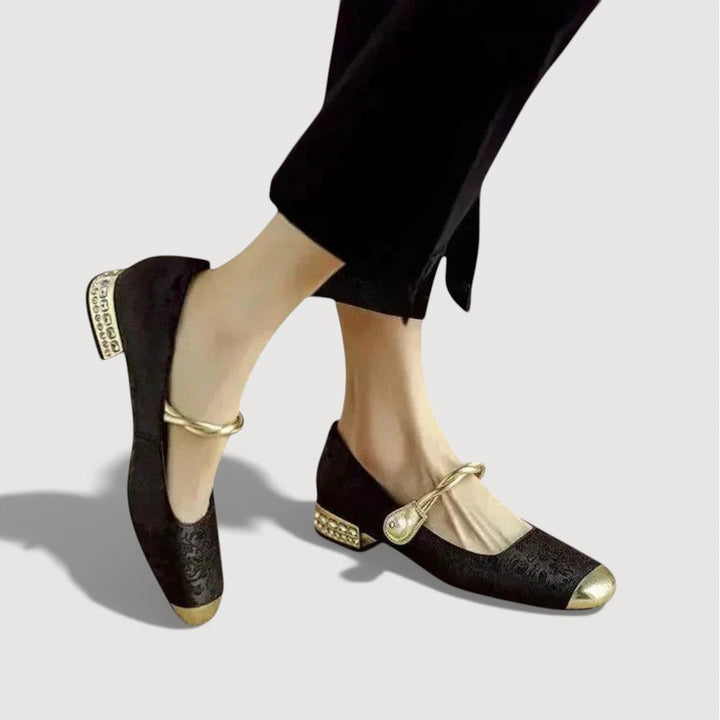 KRYSTAL – TACONES BAJOS VINTAGE