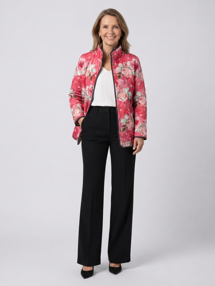 Valcor | Chaqueta Acolchada Rosa Polvo Christine