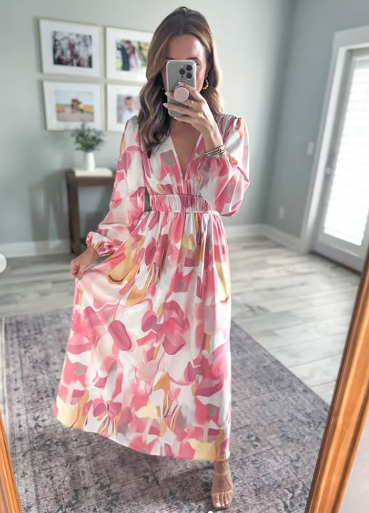 Elise - Vestido Maxi con Encanto Floral