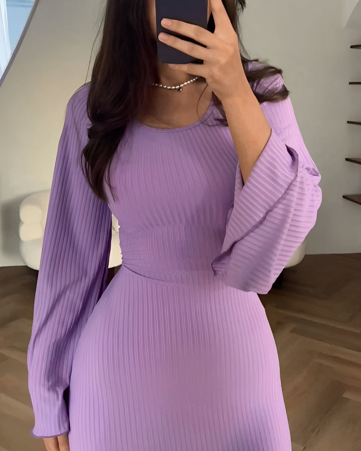 Aiah - Elegante Vestido Maxi de Punto