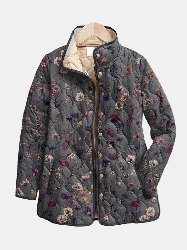 Valcor | Chaqueta Acolchada con Flores Secas Nathalie
