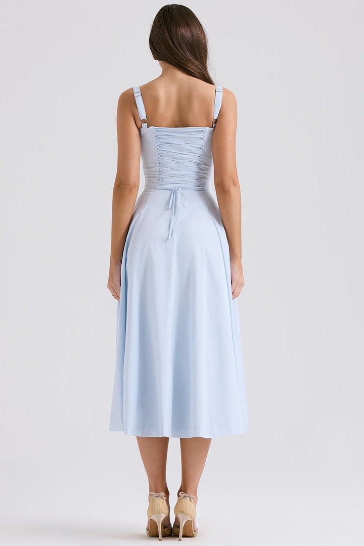 AURORA - VESTIDO MIDI CORSET