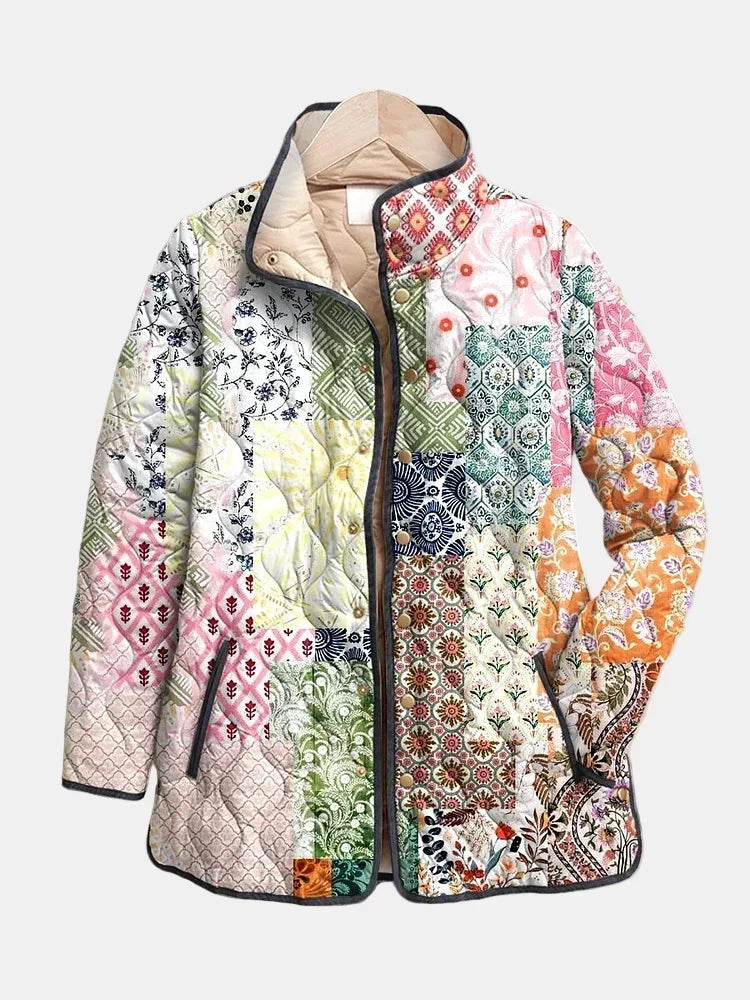 Valcor | Chaqueta Acolchada Bohemia de Patchwork Florence