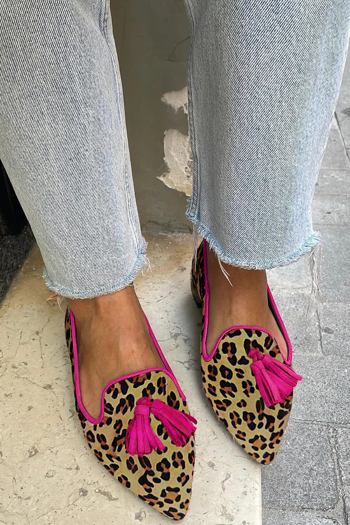 Asma™ - Zapatos Planos en Estampado de Leopardo