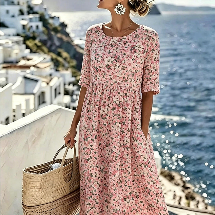 Charlotte™ - Vestido Midi Floral Elegante de Verano