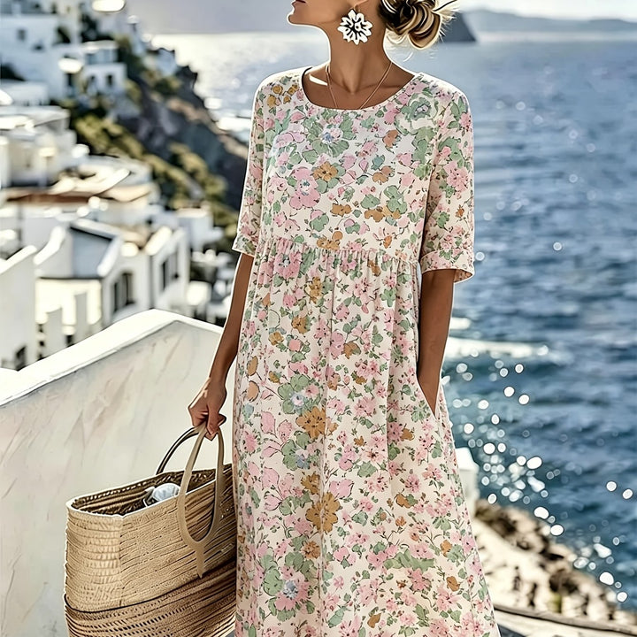 Lily™ - Elegante Vestido Midi Floral para el Verano