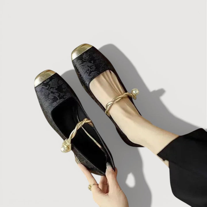 KRYSTAL – TACONES BAJOS VINTAGE