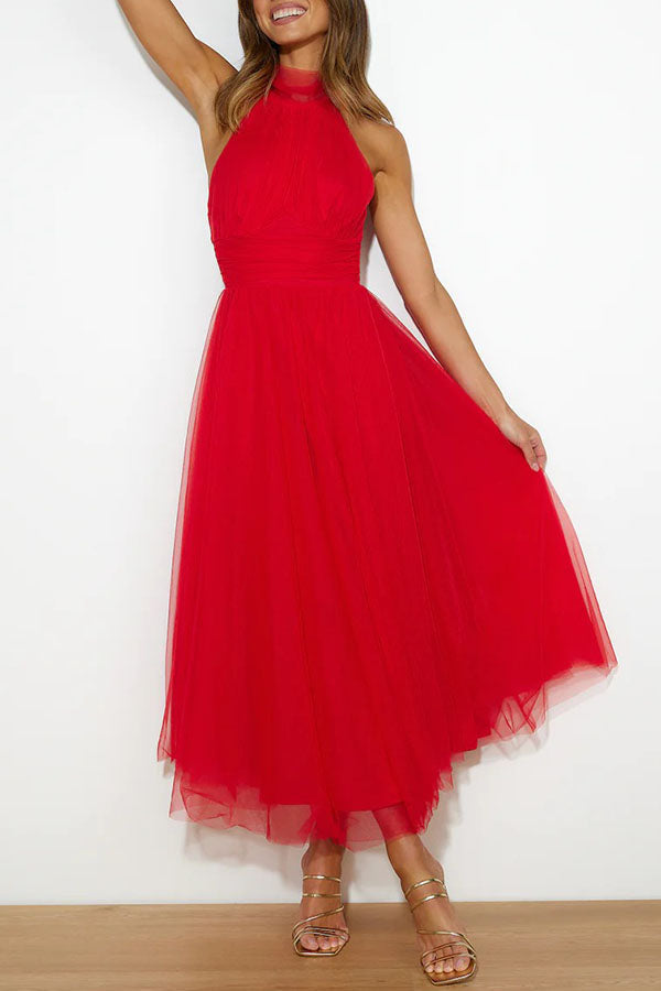 Phoebe - Vestido Midi con Falda Larga