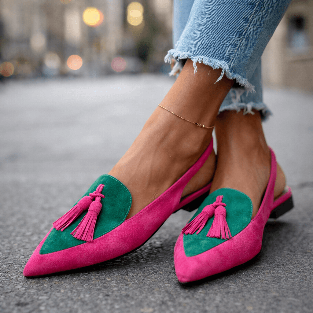 Eliza | Sandalias con Tiras y Borlas