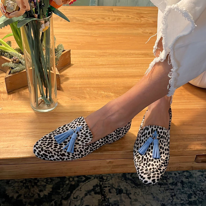 Doris™ - Mocasín con Flecos y Patrón