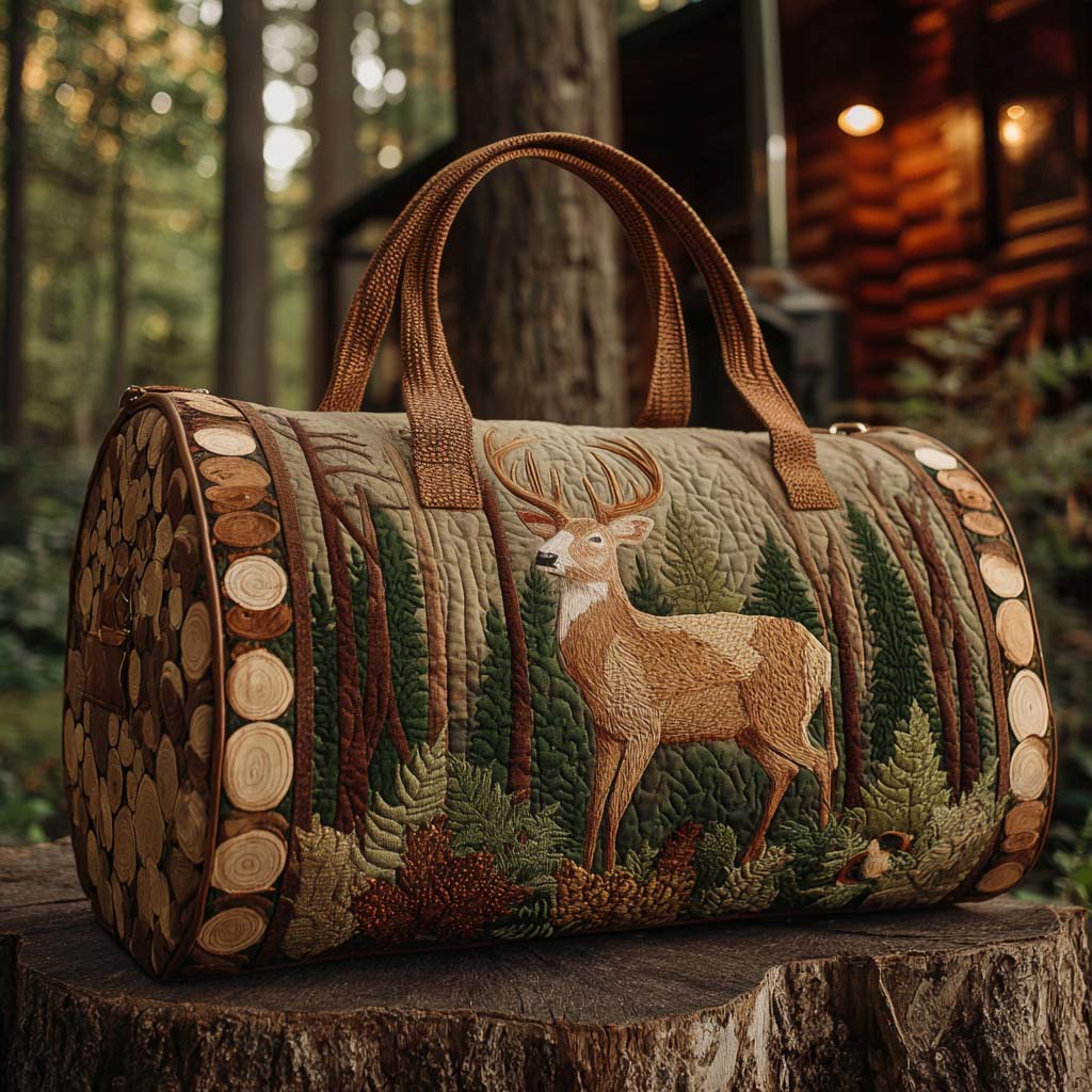 Bolsa de Viaje Acolchada - Ciervo de Otoño