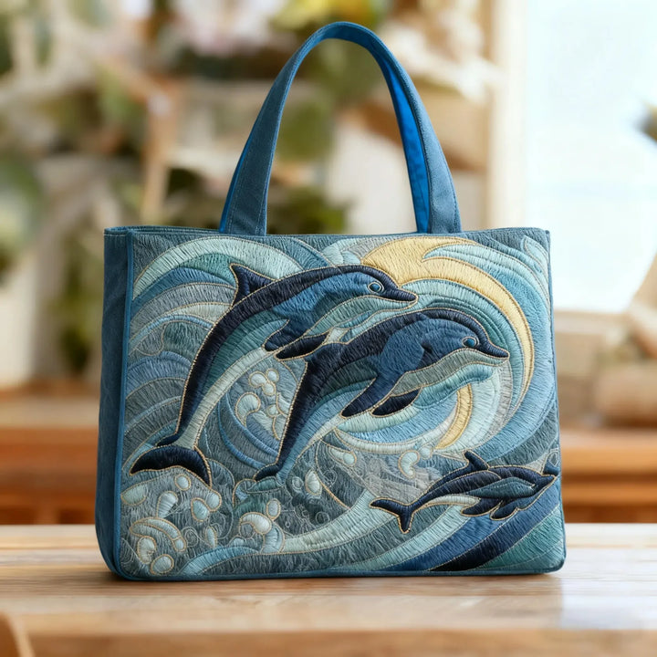 Bolso Artesanal - Delfín Oceánico