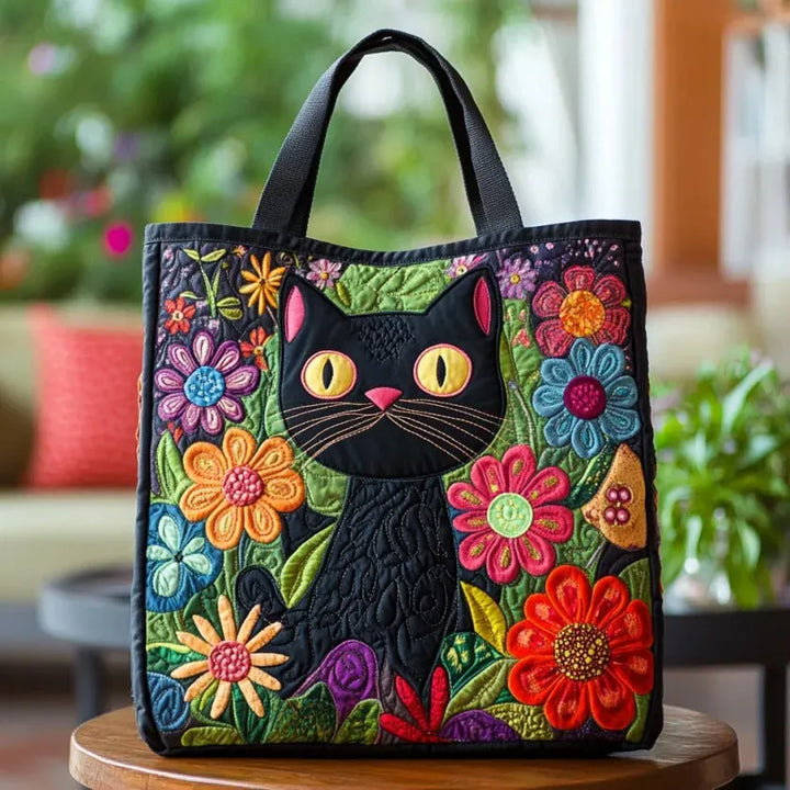 Bolsa Acolchada - Gato Negro Encantado