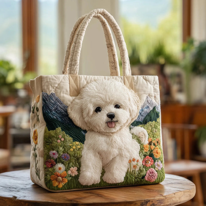 Bolso de Pana Artesanal - Perro Encantado