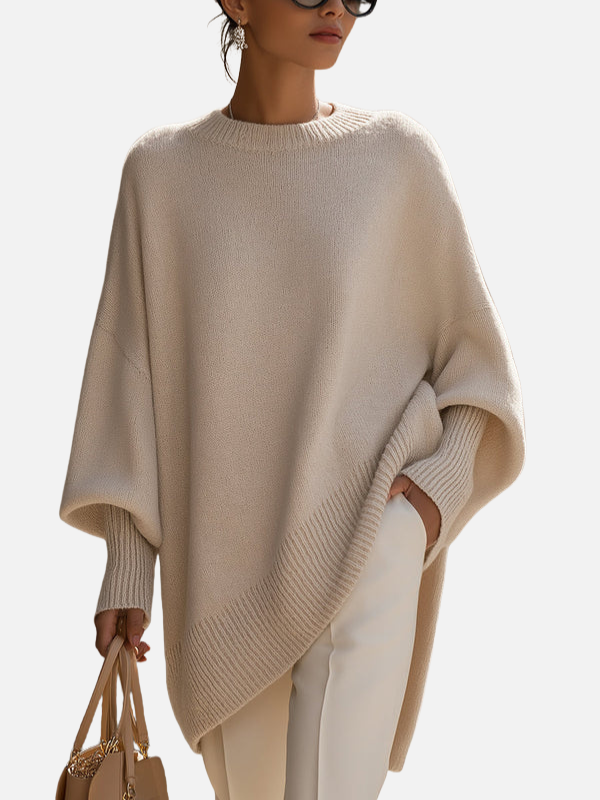 Anne | Suéter Poncho Suave y Oversized