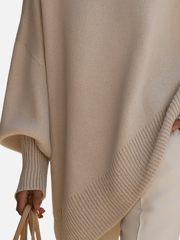 Anne | Suéter Poncho Suave y Oversized