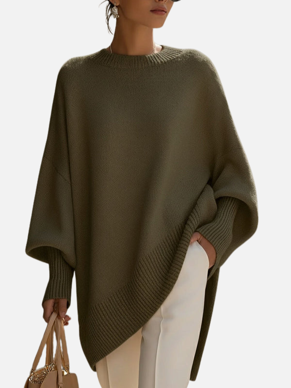 Anne | Suéter Poncho Suave y Oversized