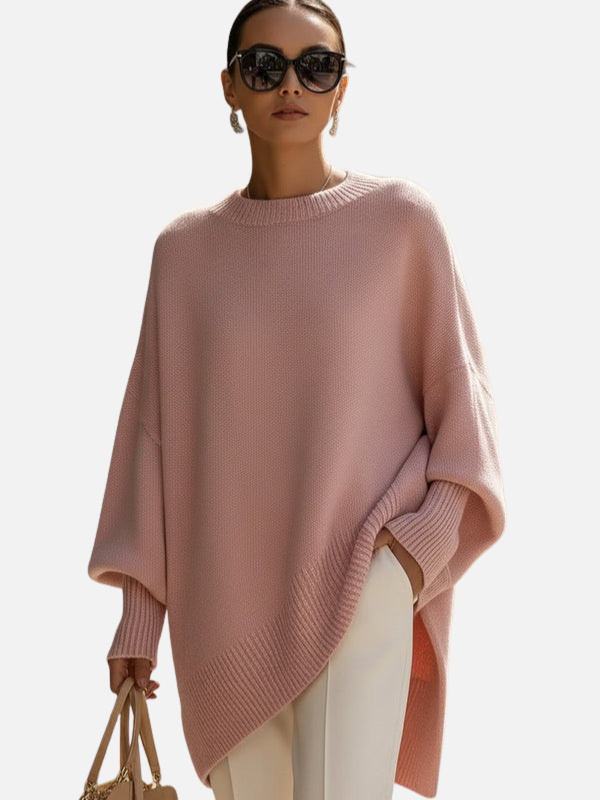 Anne | Suéter Poncho Suave y Oversized