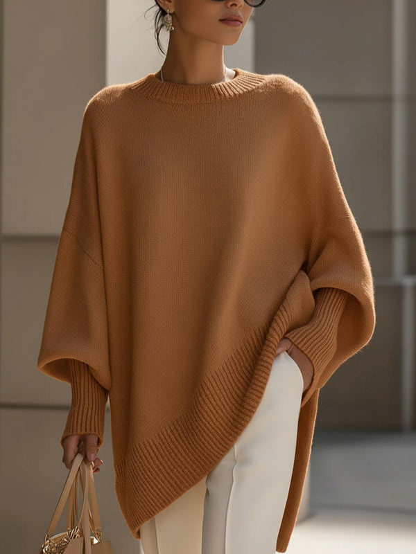 Anne | Suéter Poncho Suave y Oversized