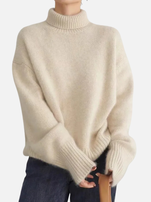 Karen | Suéter de Cuello Alto Suave y Oversized