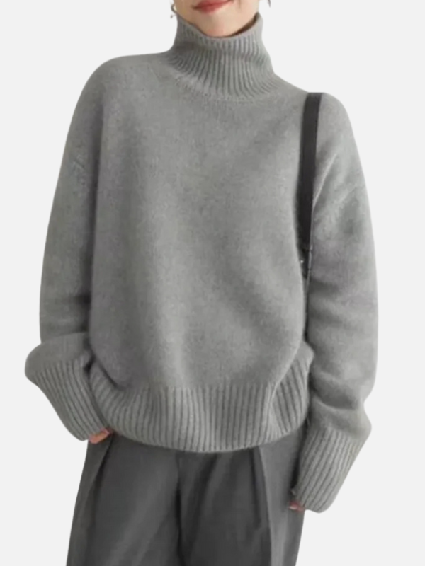 Karen | Suéter de Cuello Alto Suave y Oversized