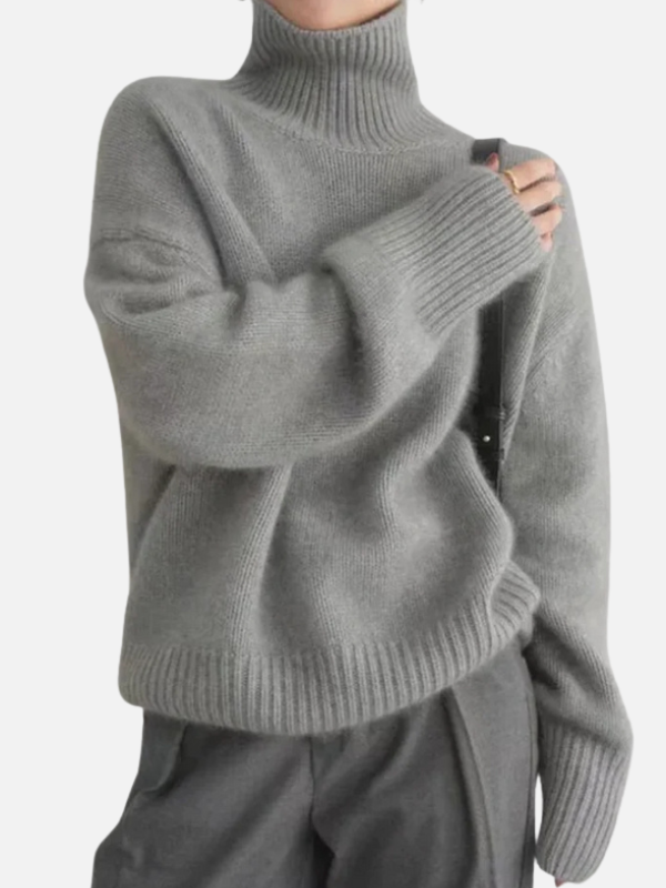 Karen | Suéter de Cuello Alto Suave y Oversized