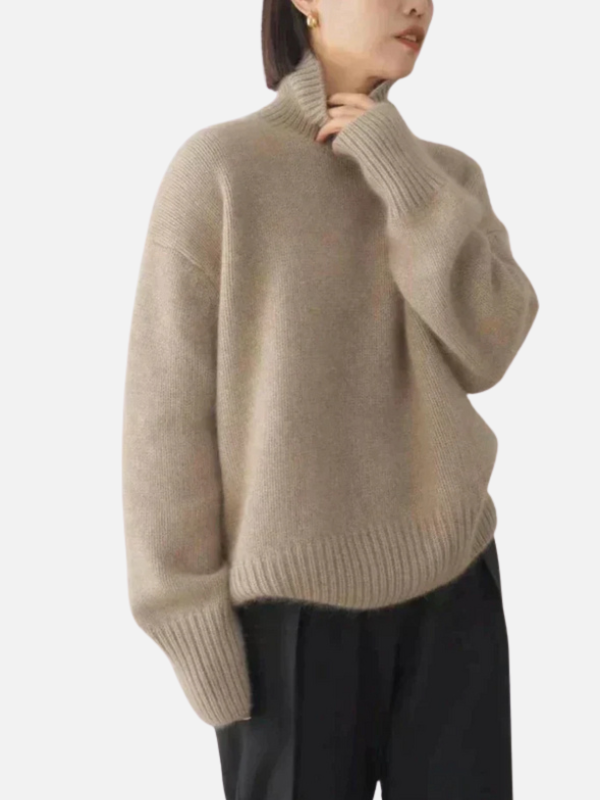 Karen | Suéter de Cuello Alto Suave y Oversized