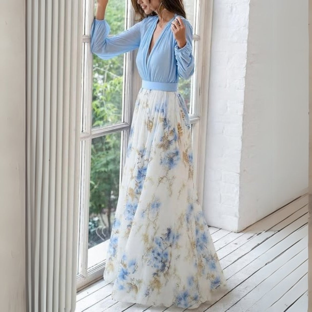 Dolores - Vestido Maxi con Estampado Floral
