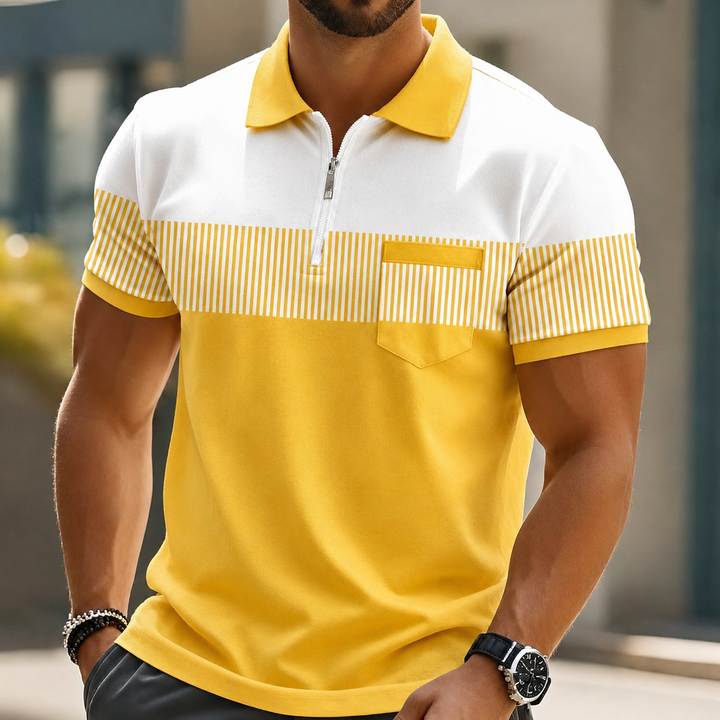 Mason | Polo Elegante con Cremallera