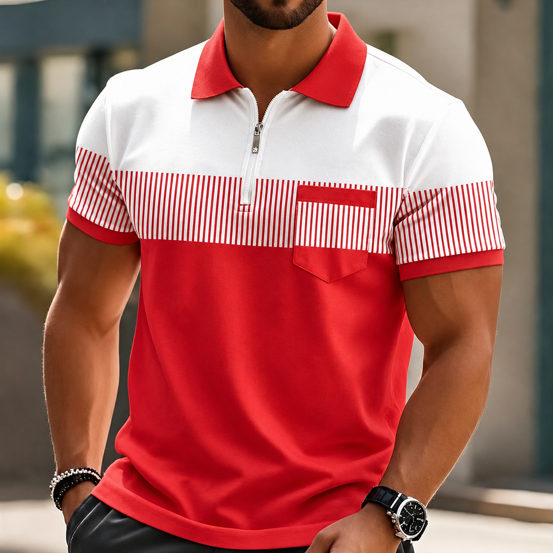 Mason | Polo Elegante con Cremallera