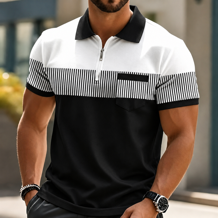 Mason | Polo Elegante con Cremallera
