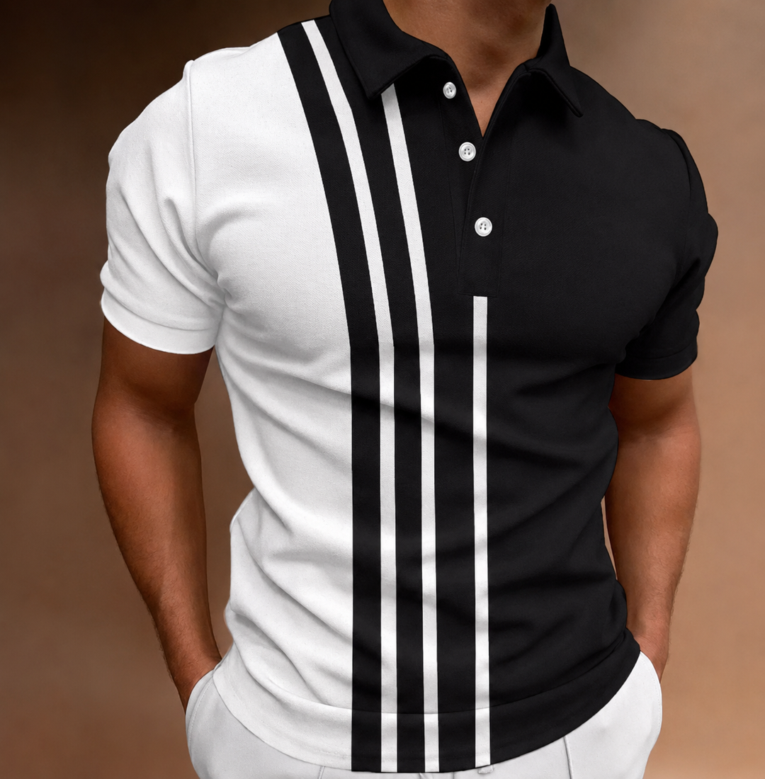 Mason | Elegante Polo Bicolor