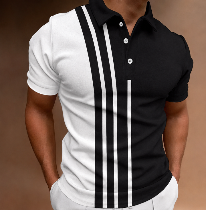 Mason | Elegante Polo Bicolor