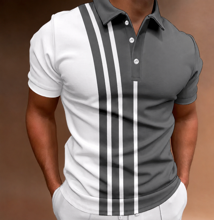 Mason | Elegante Polo Bicolor