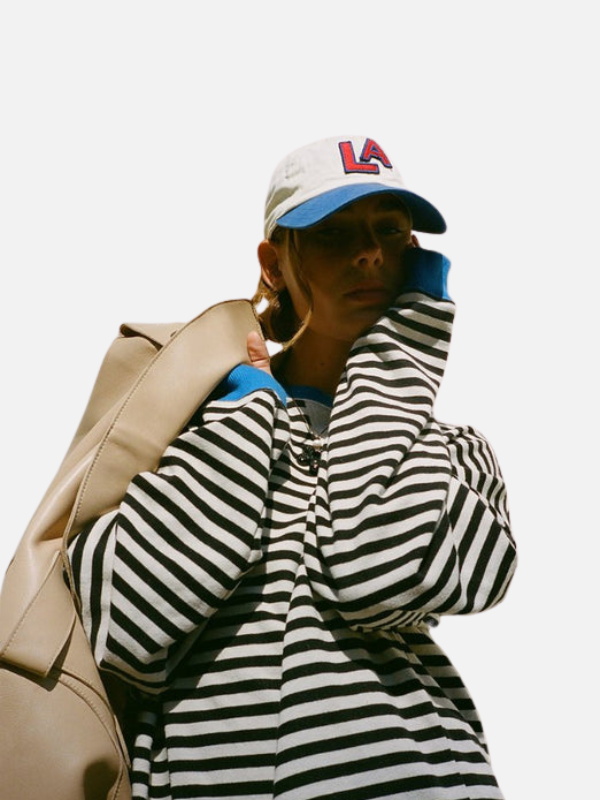 Lene | Sudadera de rayas colorida y oversized
