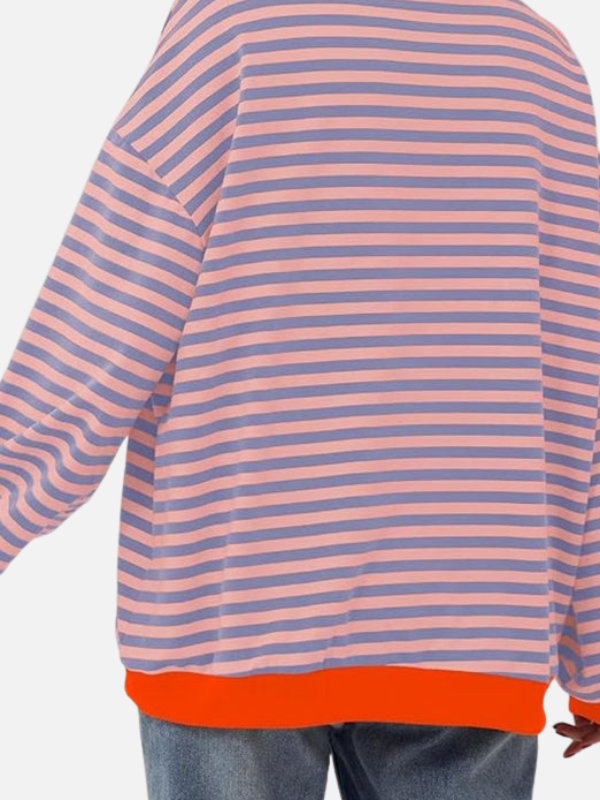 Lene | Sudadera de rayas colorida y oversized