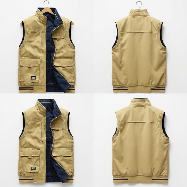 Atlas | Elegante Chaleco Reversible para Hombre