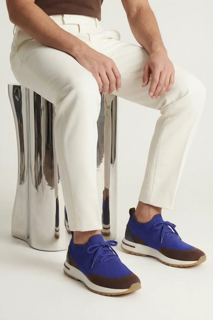 Zapatilla Zurich - Azul/Marrón