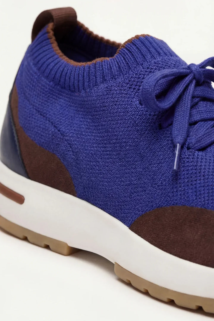 Zapatilla Zurich - Azul/Marrón