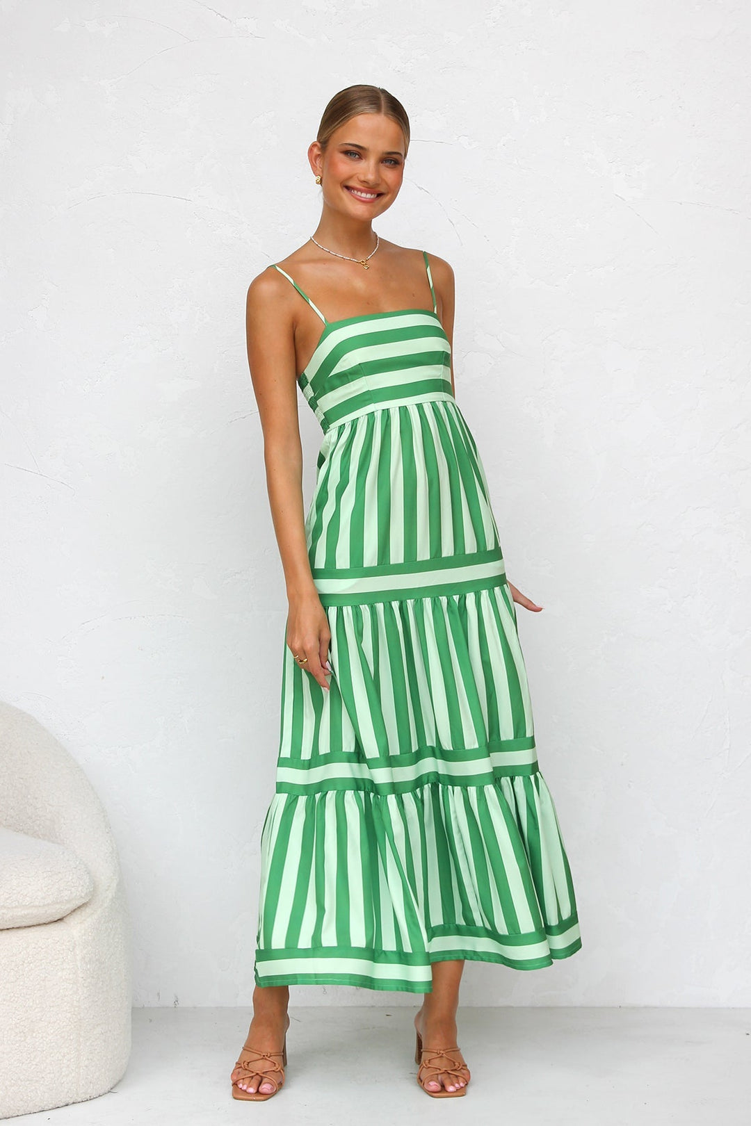 Onaha - Vestido Maxi con Tirantes Finos