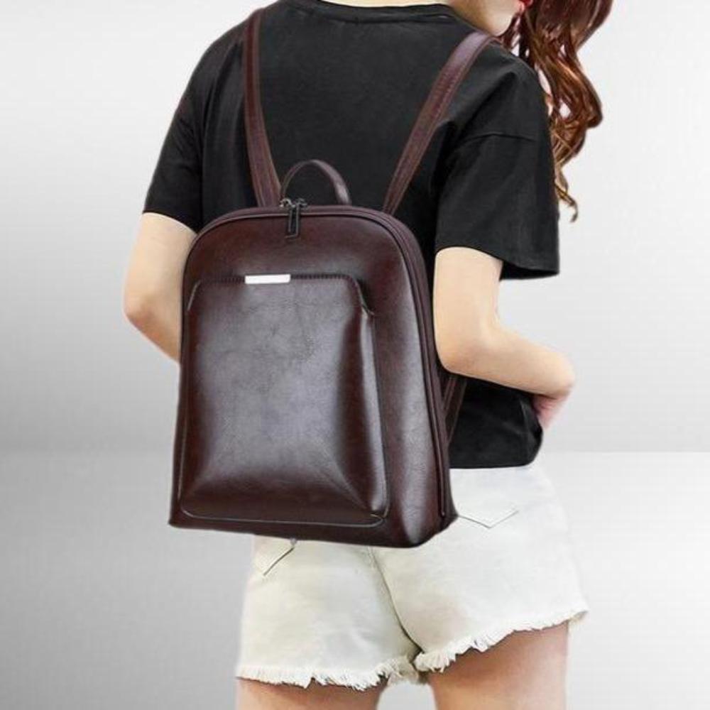 Saskia – Mochila Clásica de Doble Bolsillo