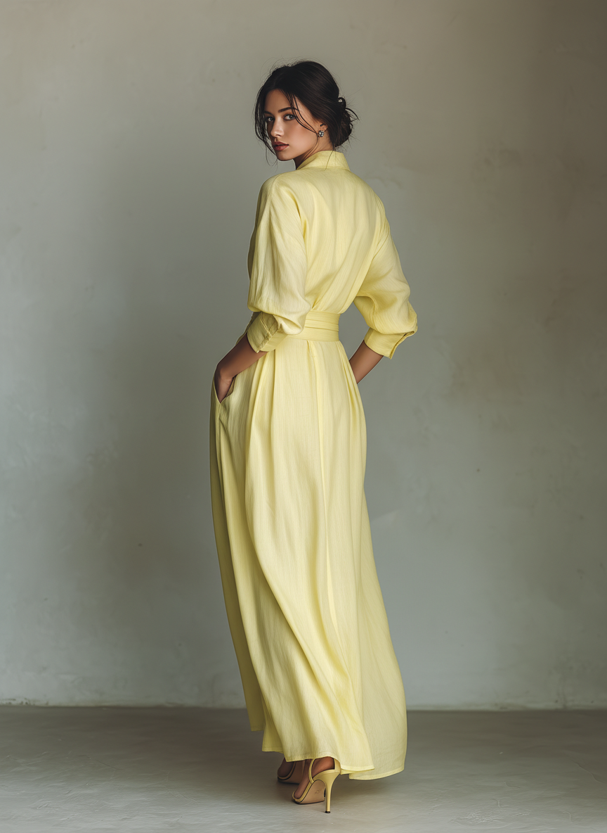 Inna - Vestido Camisero Maxi