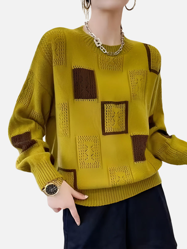 Camilla | Jersey de punto con diseño de encaje