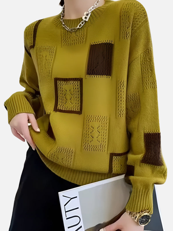 Camilla | Jersey de punto con diseño de encaje