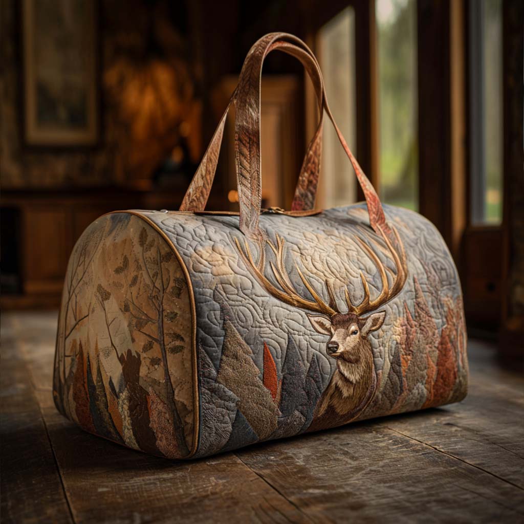 Bolsa de Viaje Acolchada - Ciervo Majestuoso