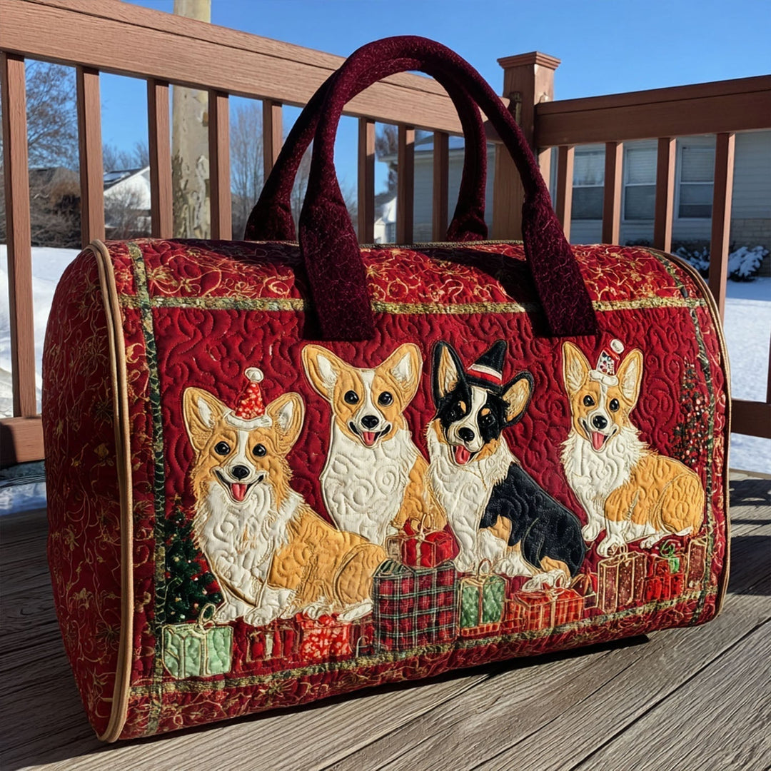 Bolsa de Viaje Acolchada - Corgi de Fiesta
