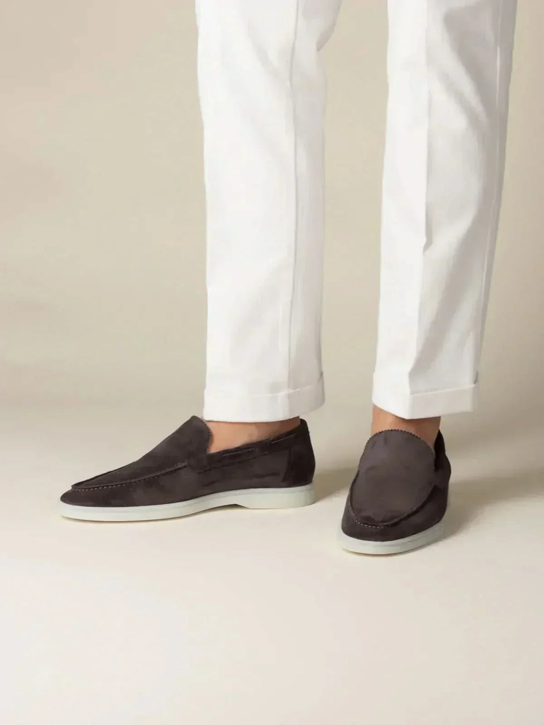 Mocasín Clásico de Ante Marrón
