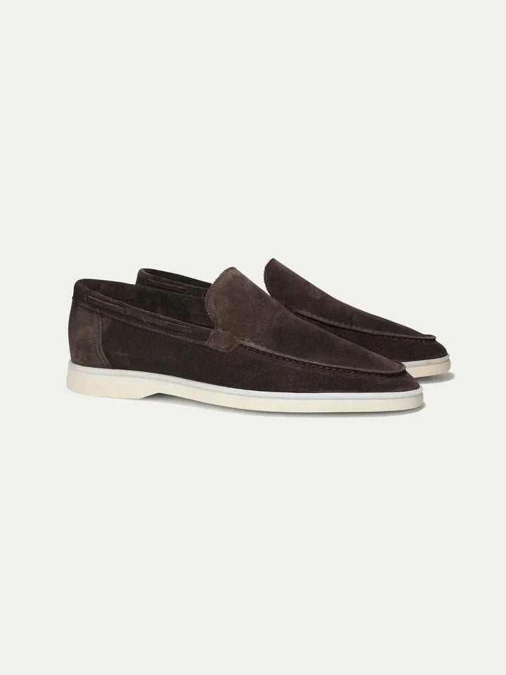 Mocasín Clásico de Ante Marrón