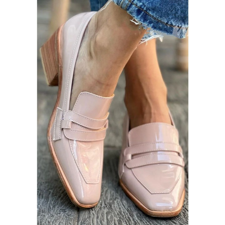 Olga™ - Zapatillas de Cuero Rosa